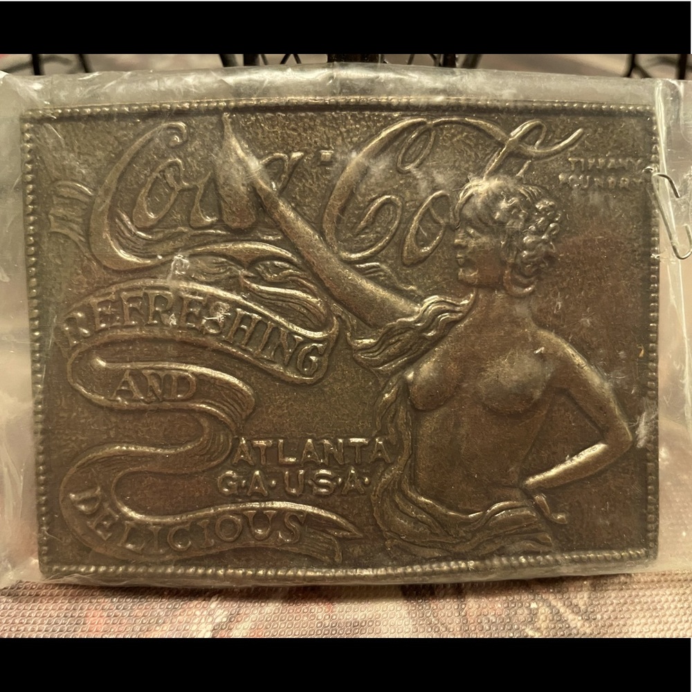 Vintage Coca Cola belt buckle